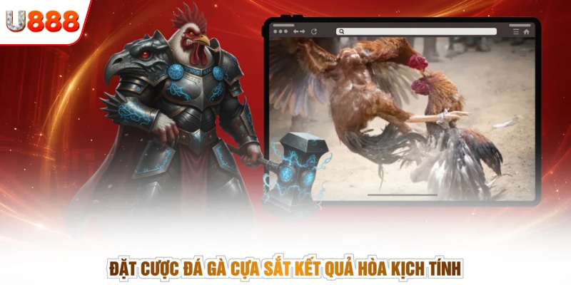 Đặt cược đá gà cựa sắt kết quả hòa kịch tính