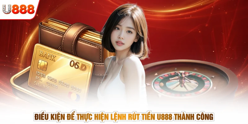 Điều kiện để thực hiện lệnh rút tiền U888 thành công