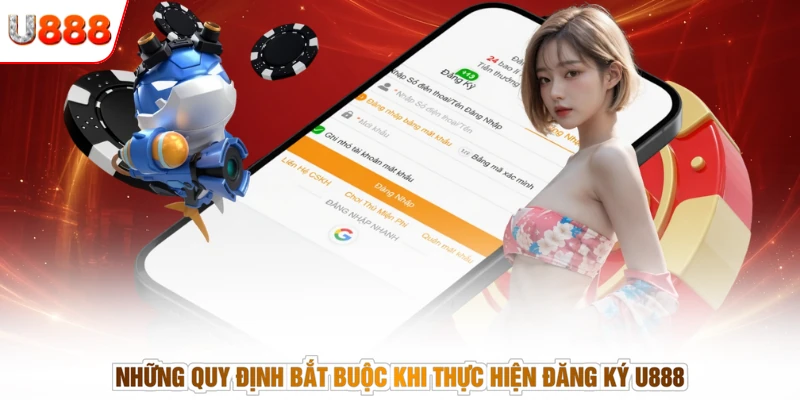 Những quy định bắt buộc khi thực hiện đăng ký U888
